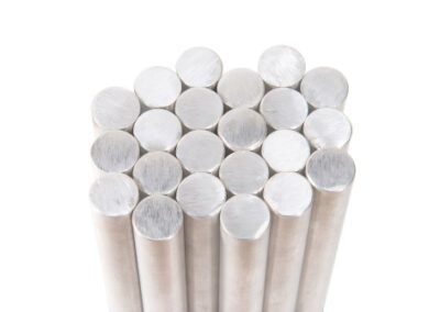 A grouping of round Molybdenum bars